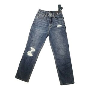NWT Hollister ultra rise vintage straight jeans sz 1R